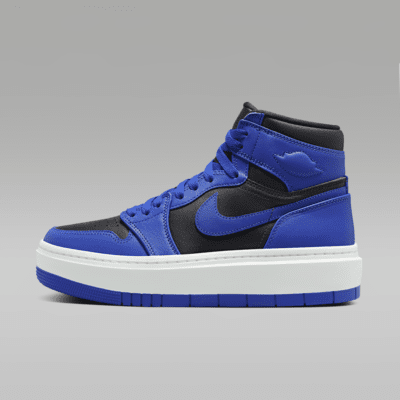 Blue high top nike shoes top